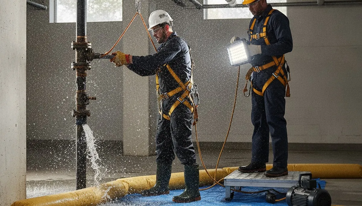 Emergency plumbing service in Brandon, FL for burst pipes, leaks, and drain backups