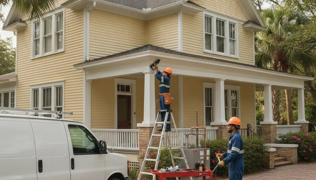 Brandon, FL plumber repairing a residential pipe for plumbing service by plumbersbrandonfl-new.com