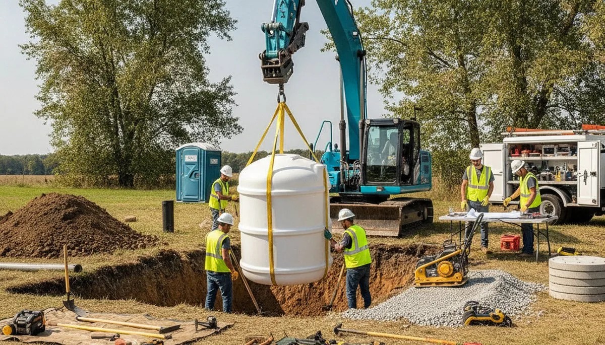 Septic tank installation for Brandon, FL homes by On Call Plumbers